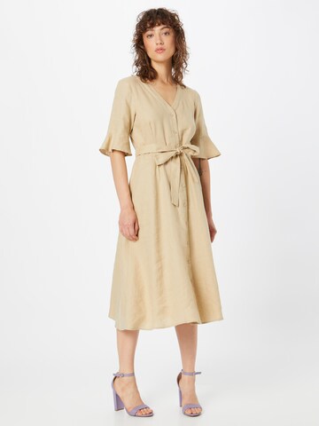 Robe DKNY en beige : devant