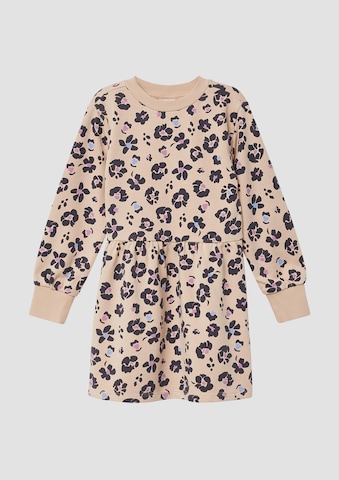 s.Oliver Kleid in Beige: Vorderseite
