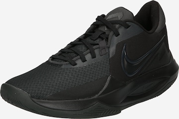NIKE Athletic Shoes 'Precision 6' in Black: front