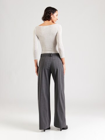 WEEKDAY Wide Leg Hose 'SPEED Dylan' in Grau