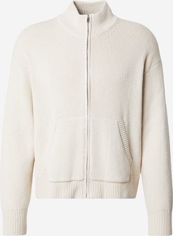 Abercrombie & Fitch Neuletakki värissä valkoinen: etupuoli