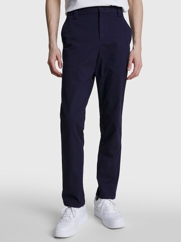 Tommy Jeans Slimfit Chino 'Austin' in Blauw: voorkant