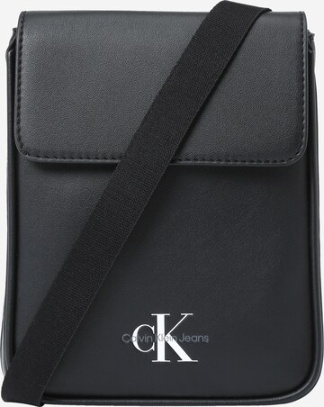 Calvin Klein Jeans - Bolso de hombro en negro: frente