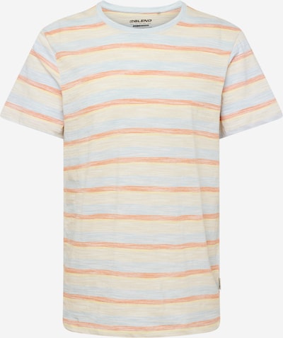 BLEND Shirt in Sand / Light blue / Pastel yellow / Mandarine, Item view