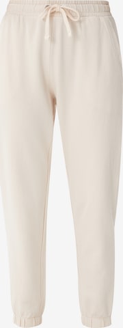 s.Oliver Tapered Pants in Beige: front