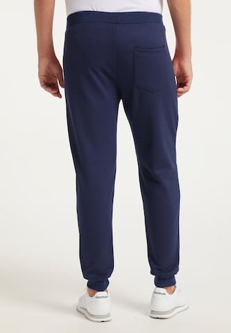 Mo SPORTS Tapered Trousers in Blue