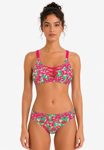 BECO the world of aquasports Bralette Bikini Top 'Hawaii Breeze' in Green: front