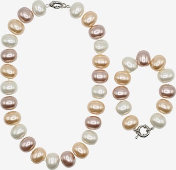 COLLEZIONE ALESSANDRO Jewelry Set 'Annabella' in Pink: front