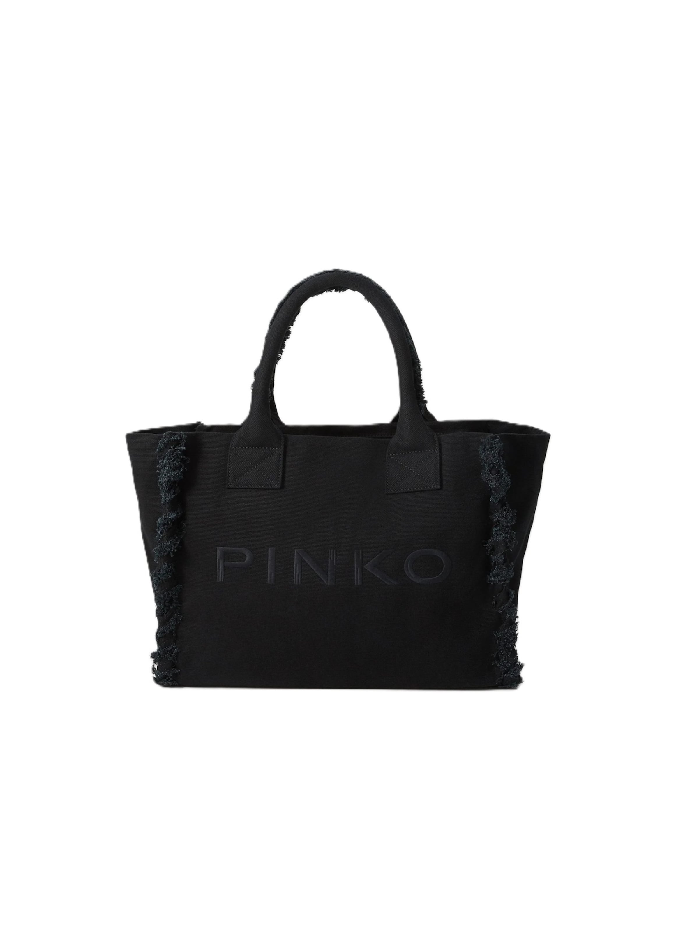 Borsa a spalla '106673 A3A4' di PINKO in nero: frontale