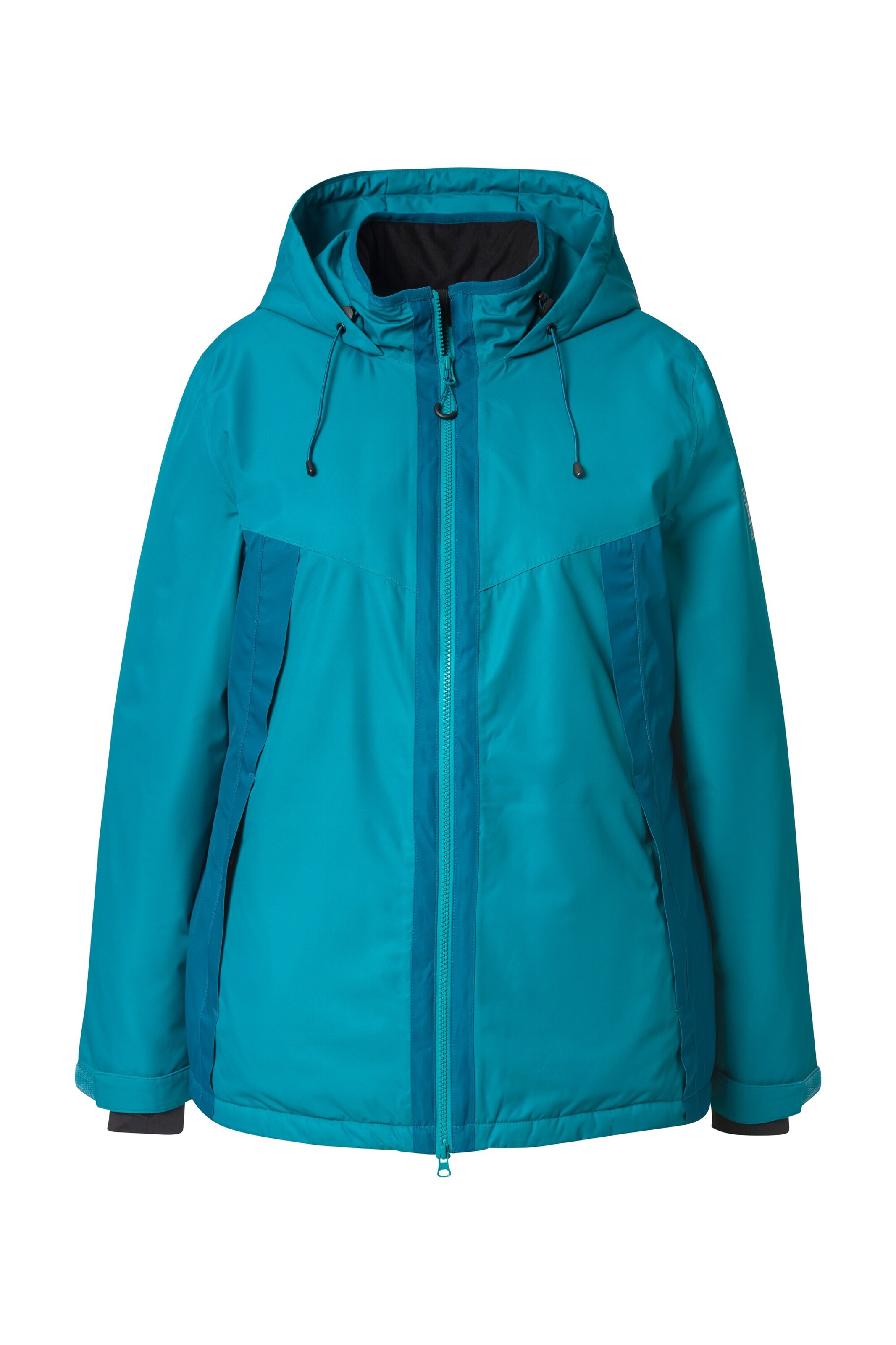 Ulla Popken Functionele jas in Beige: voorkant