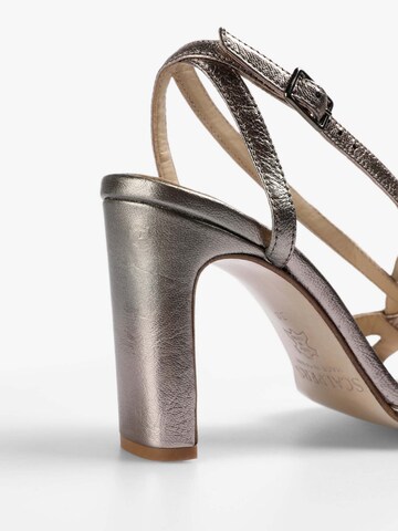 Sandale cu baretă de la Scalpers pe auriu