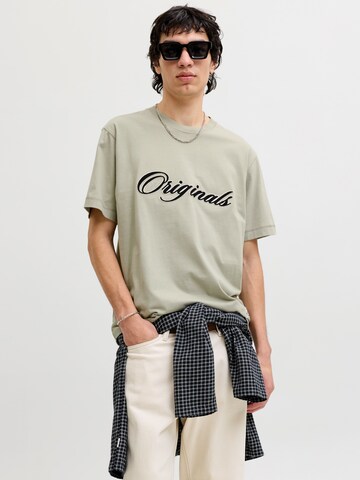 JACK & JONES Shirt 'JORNANTUCKET' in Groen: voorkant