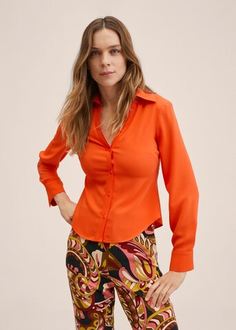 MANGO Bluse 'Punto' in Orange: predná strana