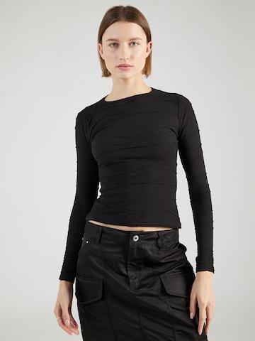 Misspap Shirt in Black: front