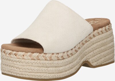 TOMS Mule en blanc cassé, Vue avec produit