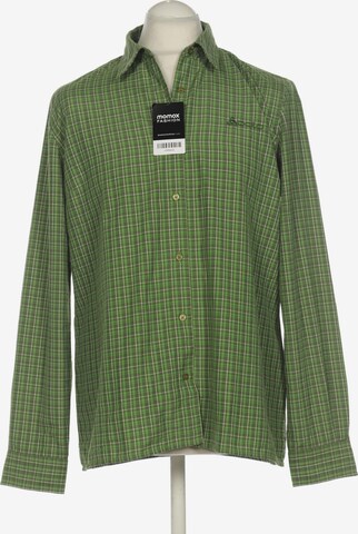 ODLO Button Up Shirt in XL in Green: front
