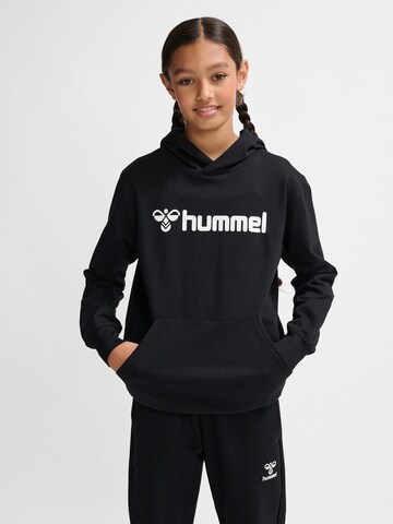 Hummel Sportief sweatshirt in Zwart: voorkant