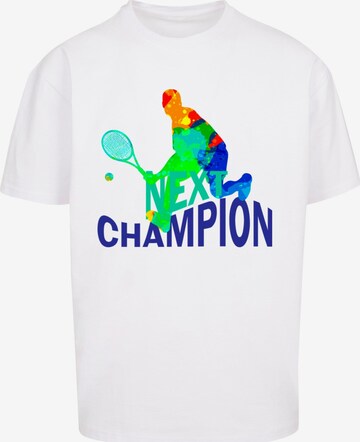 T-Shirt 'Next Champion' Merchcode en blanc : devant