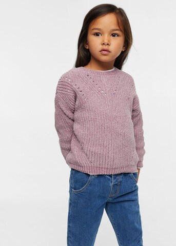 MANGO KIDS Sweater 'Linkib' in Purple: front