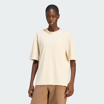 ADIDAS ORIGINALS - Camisa 'Essentials' em bege: frente