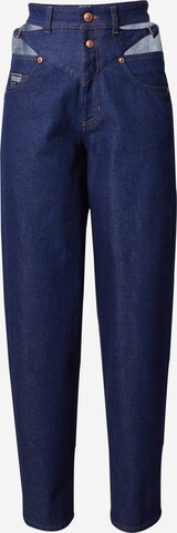 Versace Jeans Couture Tapered Jeans in Blauw: voorkant