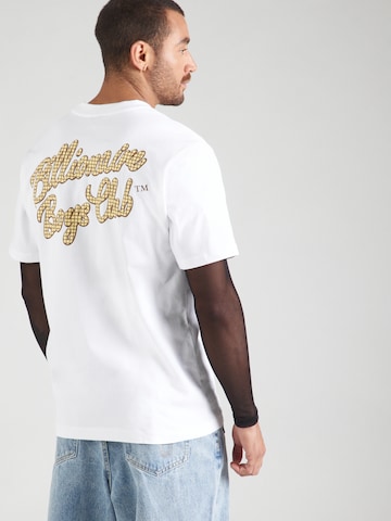 Maglietta di Billionaire Boys Club in bianco: frontale