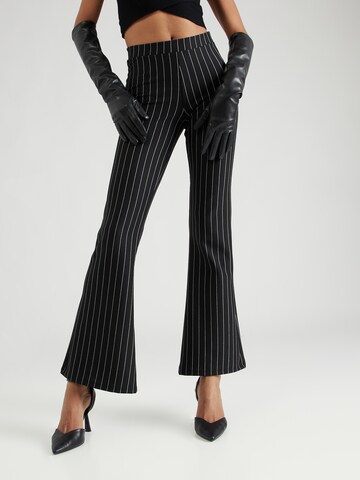 ONLY Flared Trousers 'FEVER' in Black: front