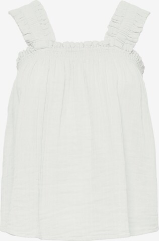 PIECES - Top 'Lelou' em branco: frente