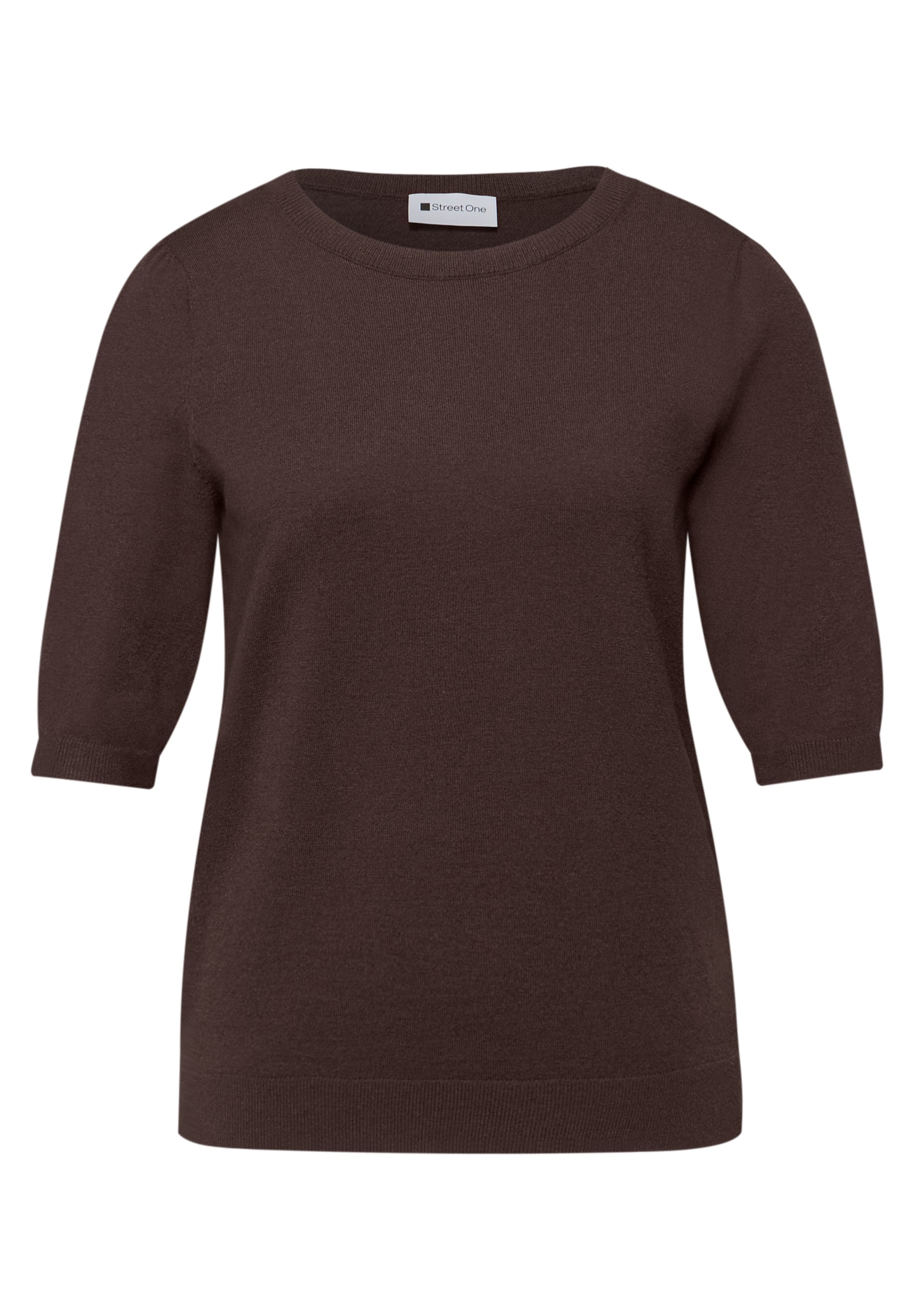 STREET ONE Sweater in Brown: front