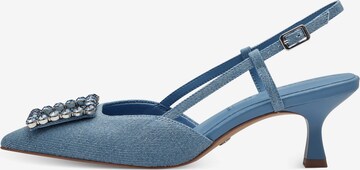 TAMARIS Slingpumps in Blau