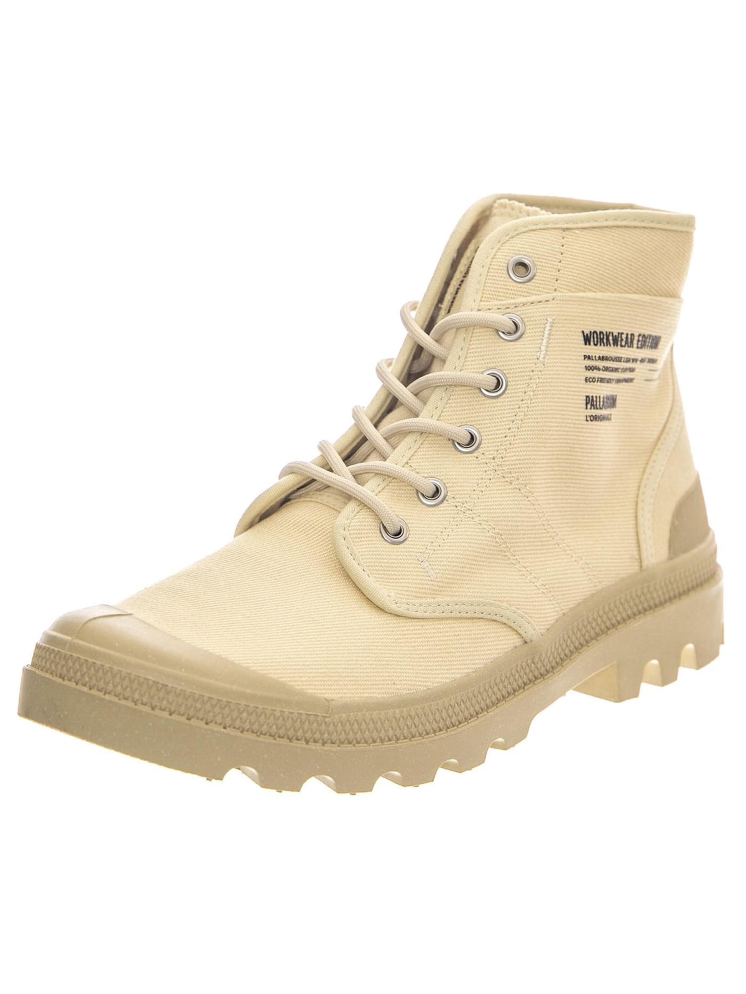 Palladium Kozaki 'Pallabrousse WW Sahara Shoes' w kolorze beżowy: przód