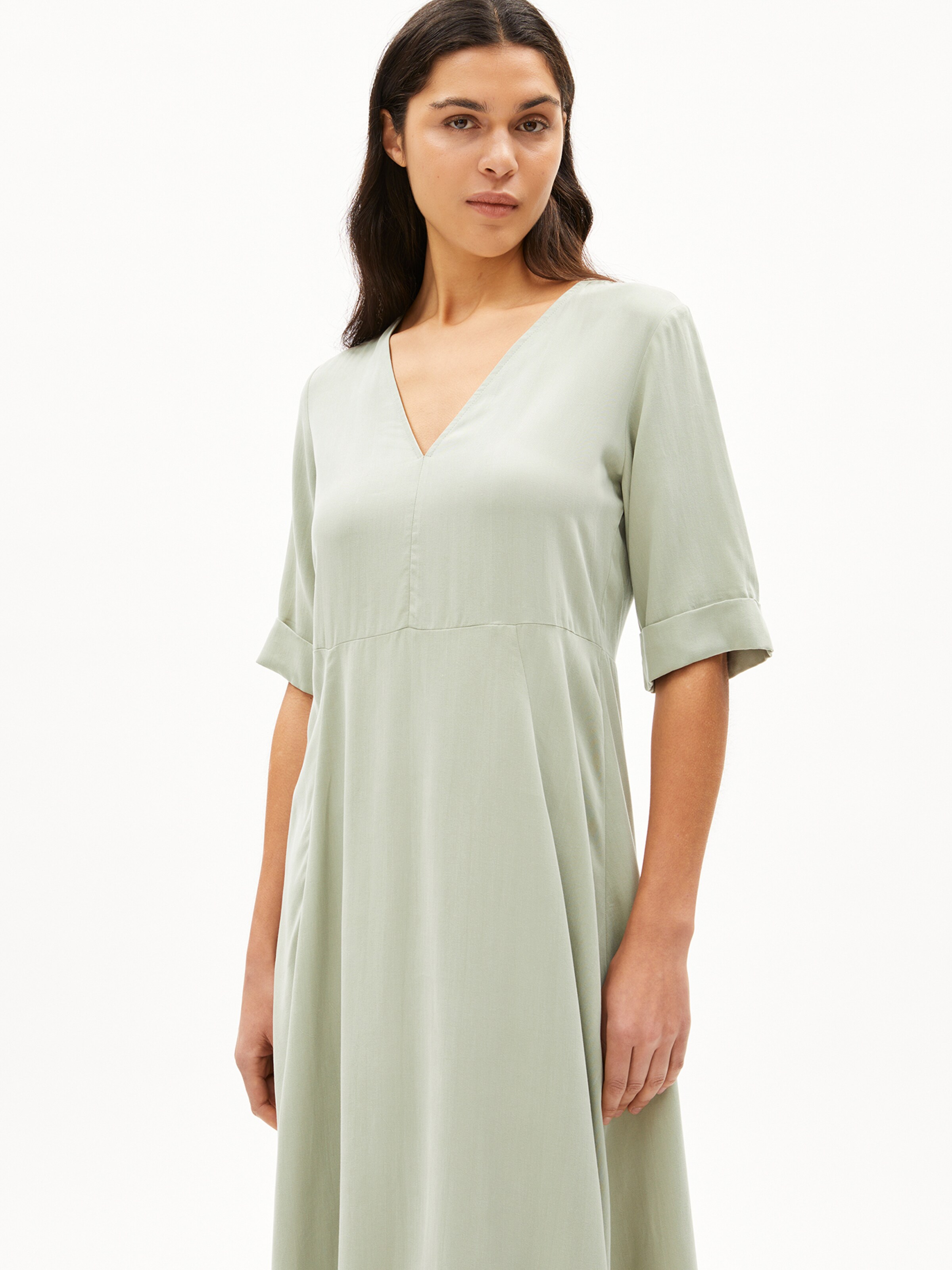 ARMEDANGELS Dress ' VAALI ' in Green: front