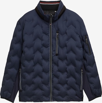 TOM TAILOR Men + Winterjacke in Blau: Vorderseite