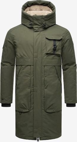 Cappotto invernale 'Cyriaan XX' di STONE HARBOUR in verde: frontale