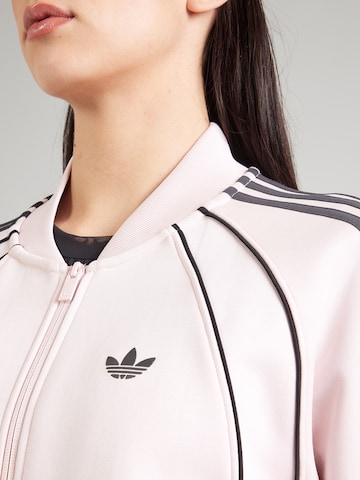 ADIDAS ORIGINALS Кофта на молнии в Ярко-розовый