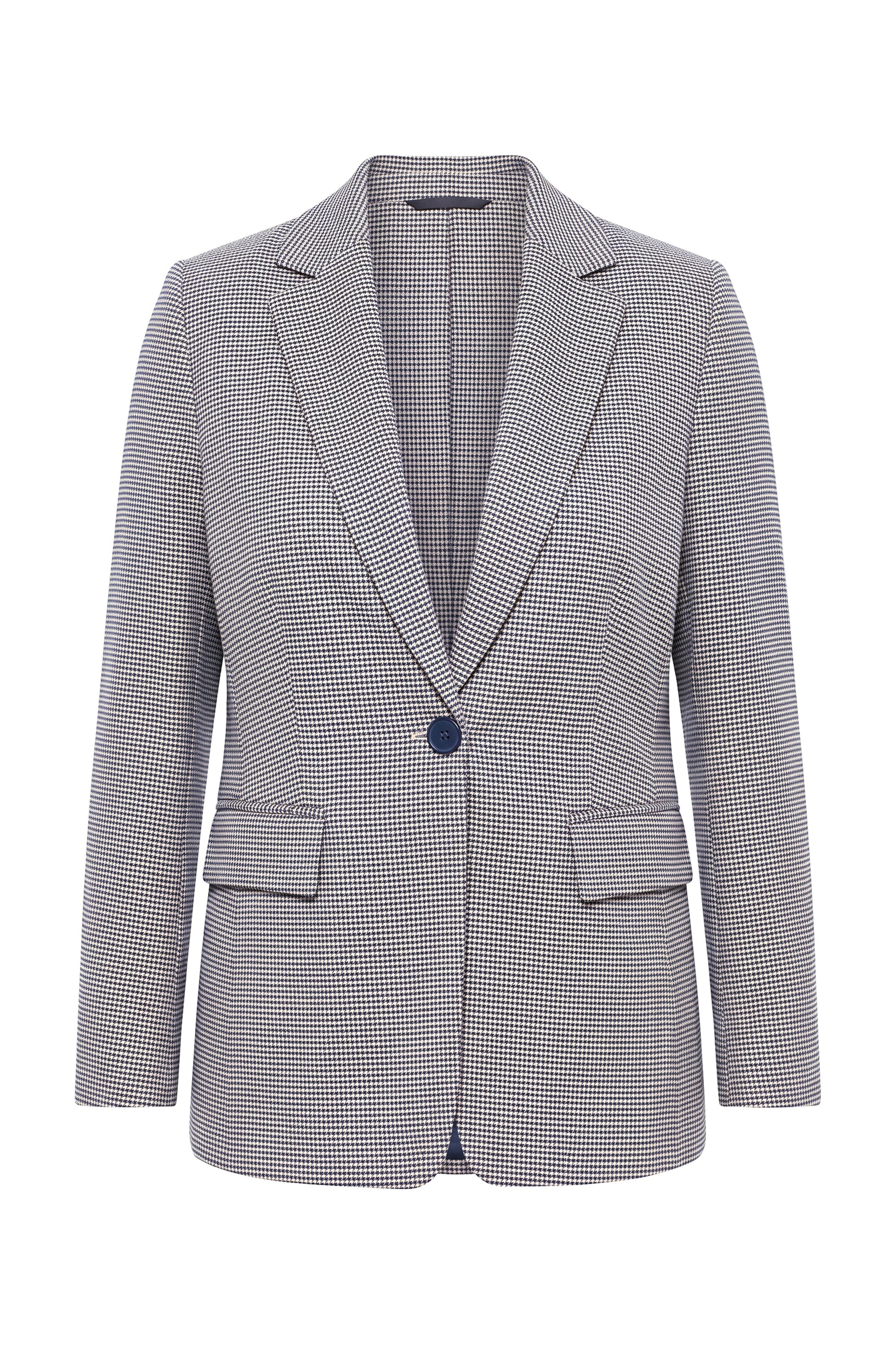 Ulla Popken Blazer in Blau: Vorderseite