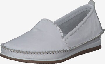Esgano Classic Flats in White: front