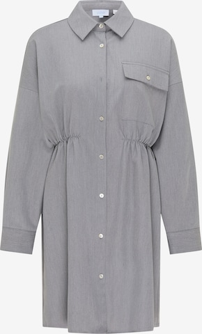 usha BLUE LABEL Shirt Dress in Grey: front