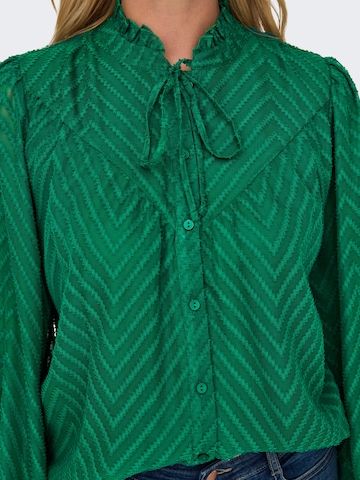 JDY Blouse 'GRETHA' in Green