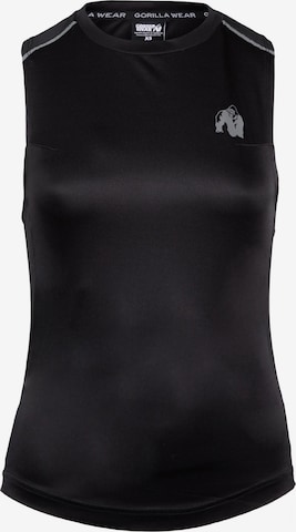 Gorilla Wear Sports Top 'Raleigh' in Black: front