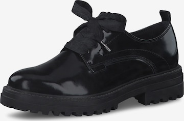 TAMARIS Lace-up shoe in Black: front