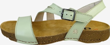 Sandales à lanières ART en vert : devant
