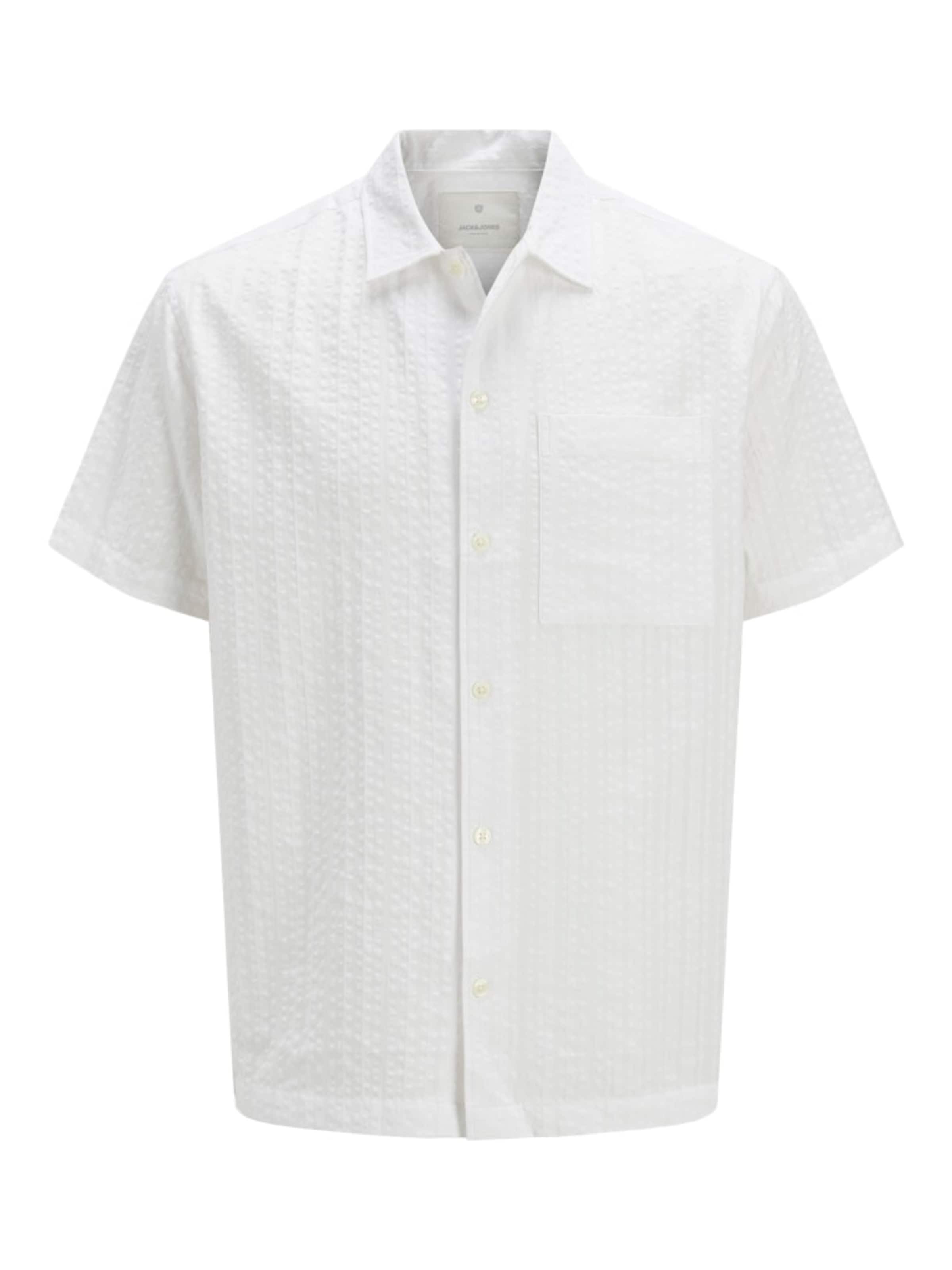 Chemise 'JPRCCeaston' Jack & Jones Premium en blanc : devant