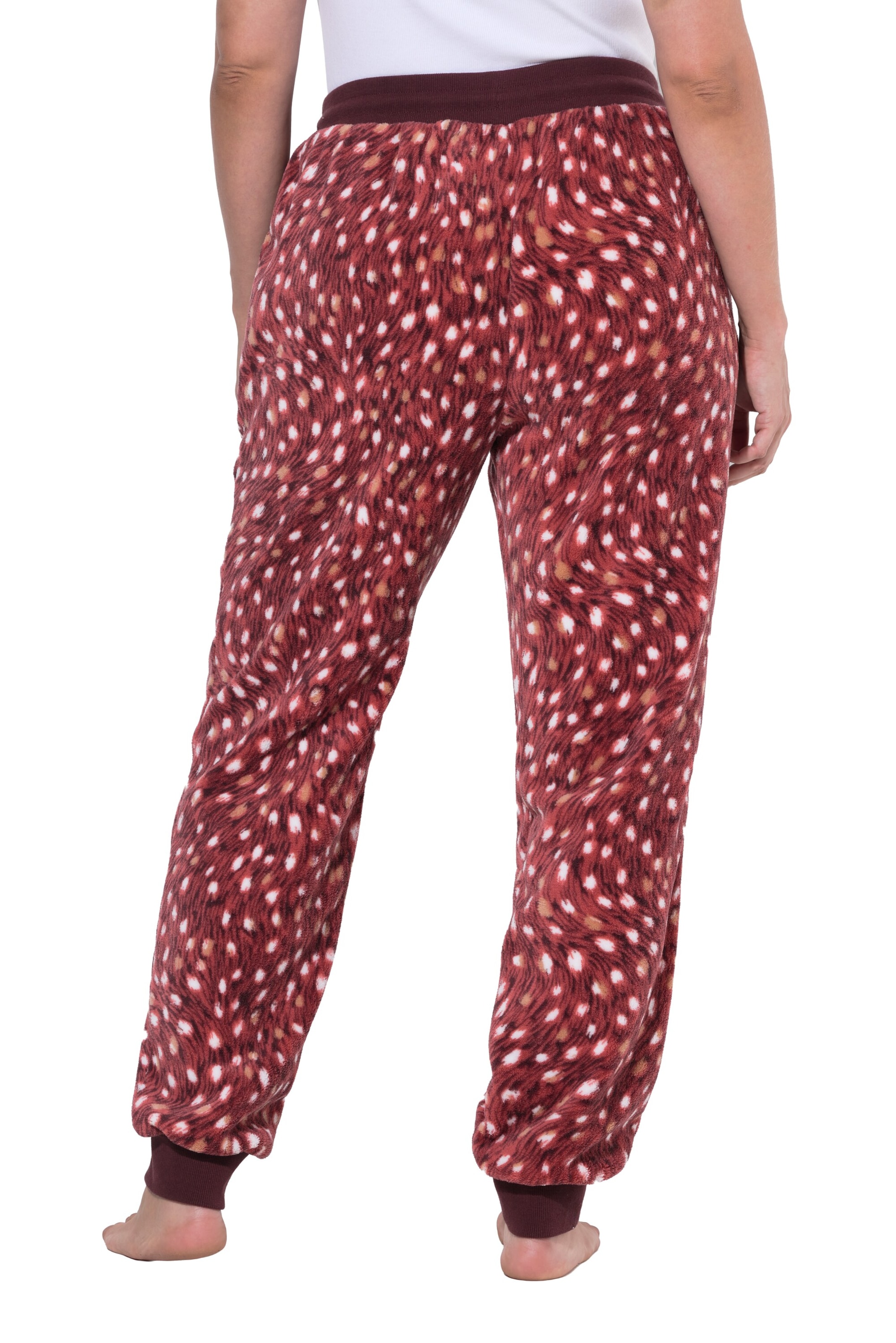 Ulla Popken Tapered Broek in Rood