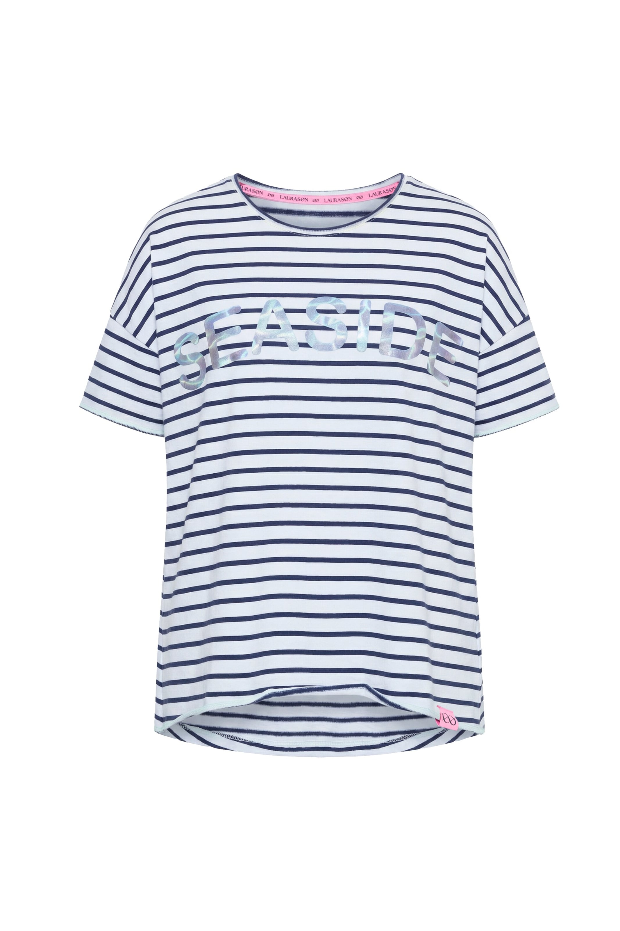 LAURASØN Sweatshirt in White: front