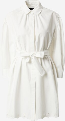 Robe-chemise 'CORINTO' Weekend Max Mara en blanc : devant