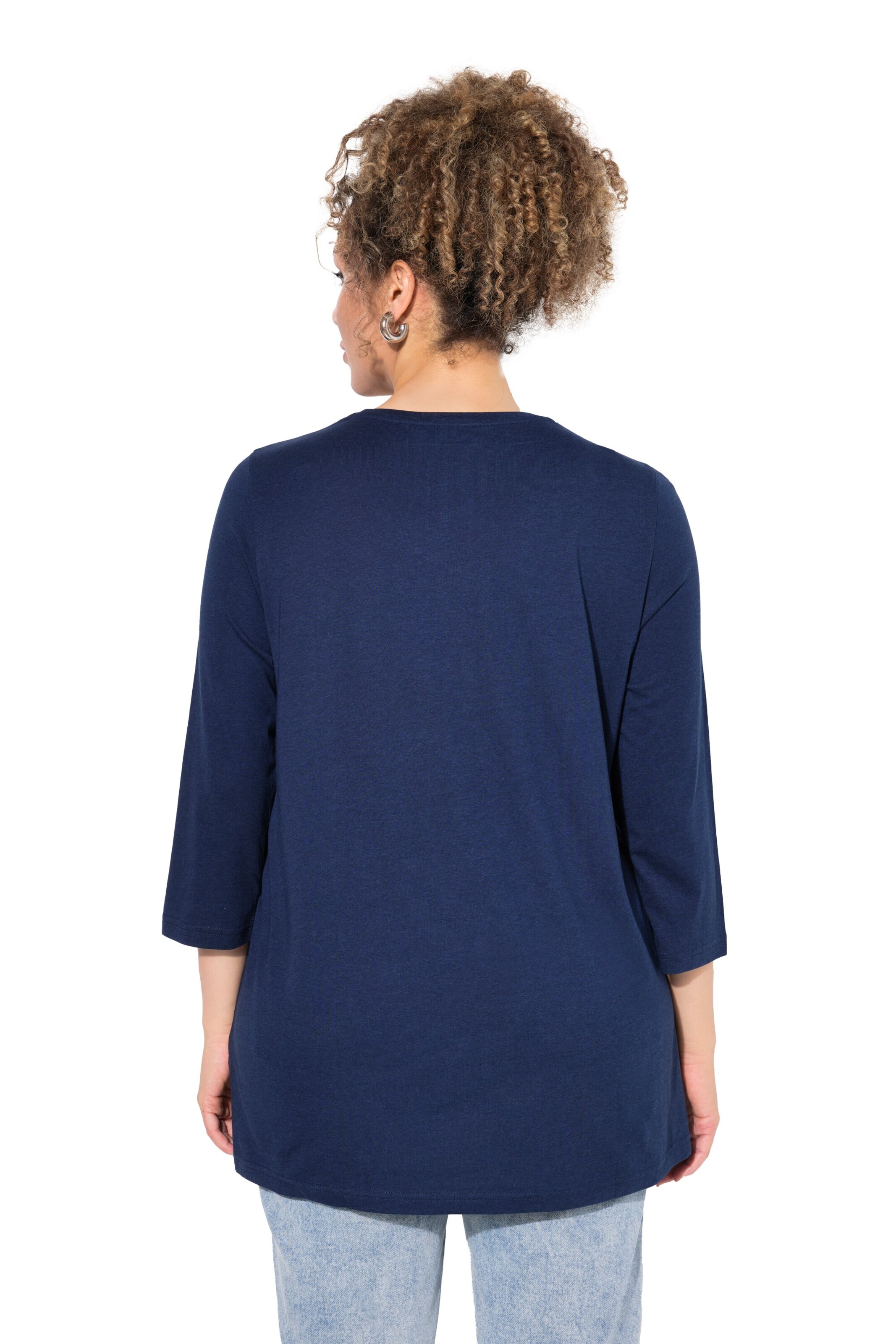 T-shirt Ulla Popken en bleu
