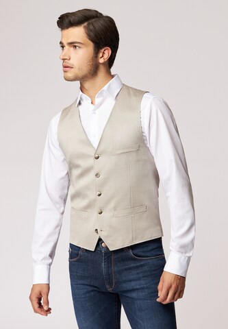ROY ROBSON Suit Vest in Beige: front