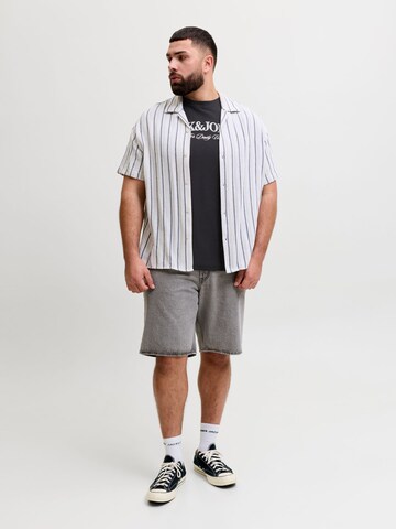 Jack & Jones Plus - Camiseta 'JORCassis' en negro