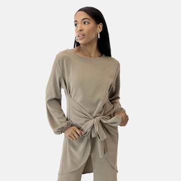 Elara Tapered Broekpak in Bruin